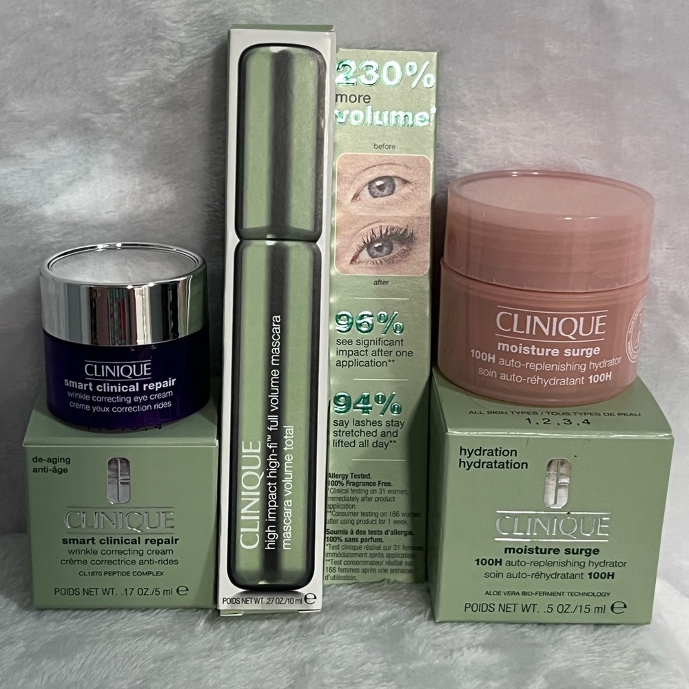 🎄🎁 Clinique 5pc Skincare Beauty Bundle (NEW)